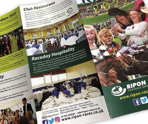 Ripon Races Ticket Map Ripon Races: Platinum's Direct Mail Boosts Attendance