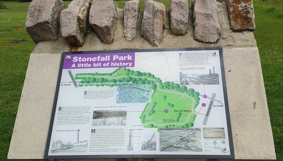 Stonefall park sign